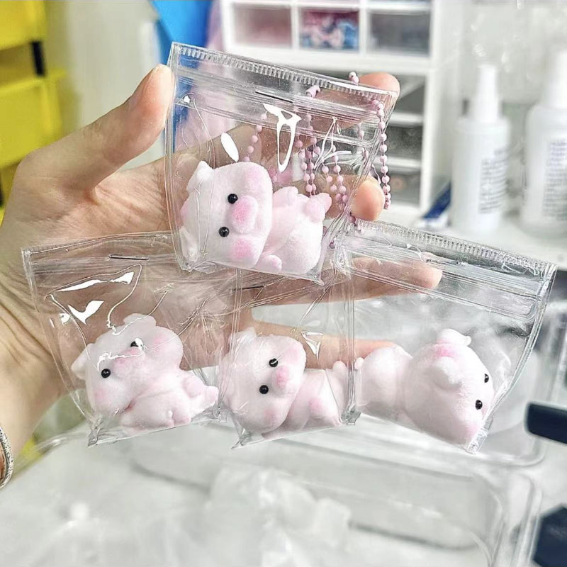 1Pcs Handmade Silicone Squishy Mini Piggy (Random Shape)