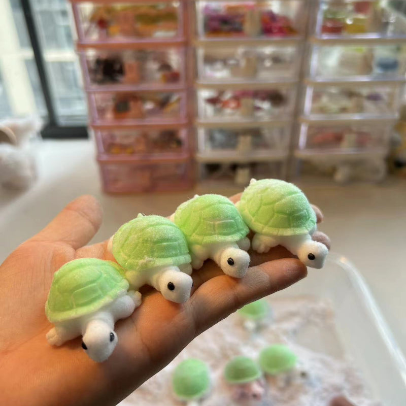 1Pcs Handmade Silicone Squishy Mini Turtle