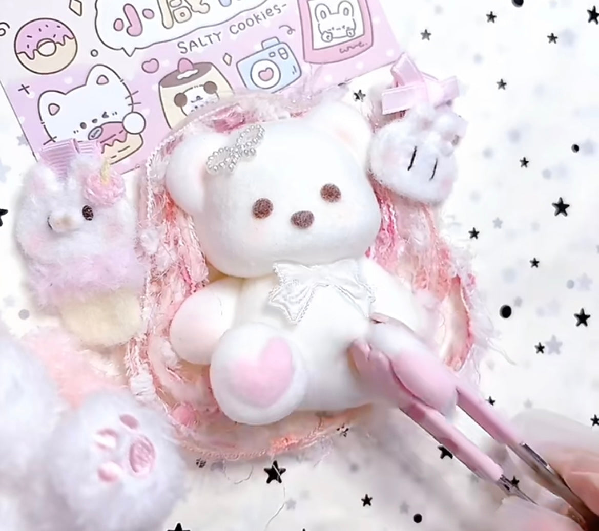 Handmade Silicone Little Bear Stress Relief Squishy Toy