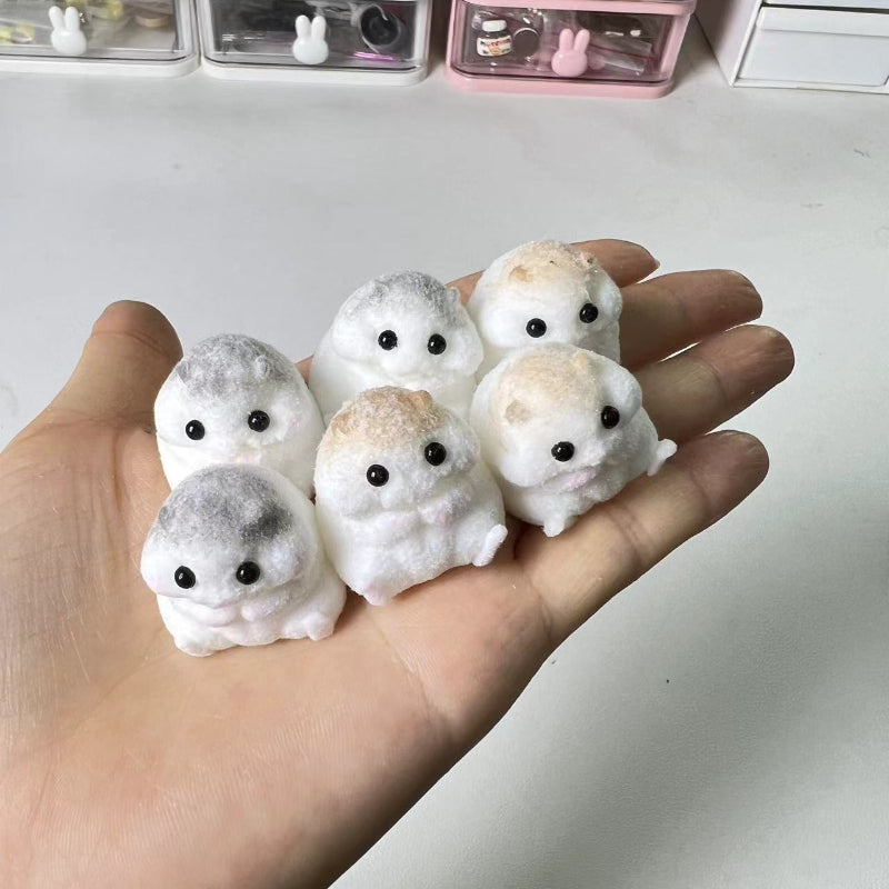 1Pcs Handmade Silicone Squishy Mini Hamster