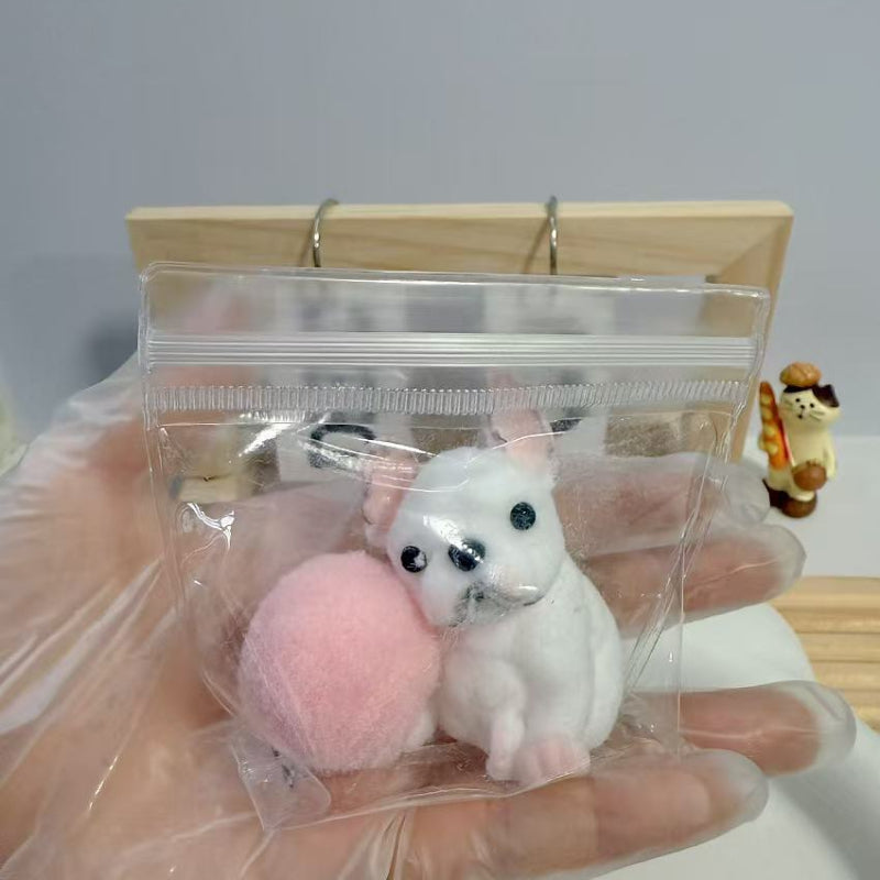 Handmade Silicone Tabab Squishy French Bulldog Puppy
