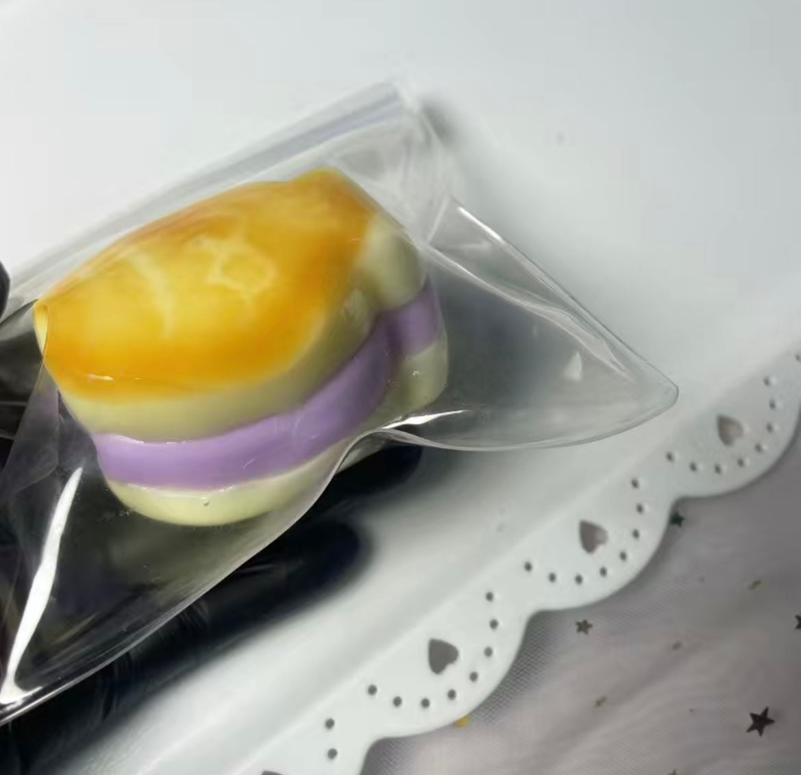 Handmade Silicone Squishy Three Layers Taiyaki