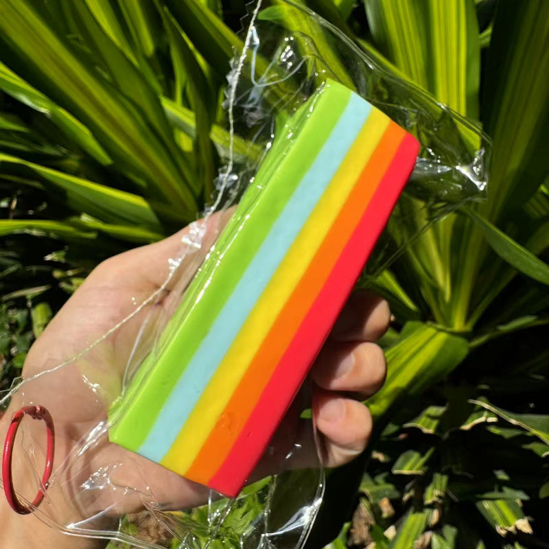 200g Rainbow Gummy Candy Frozen Butter Taba Squishy Toy