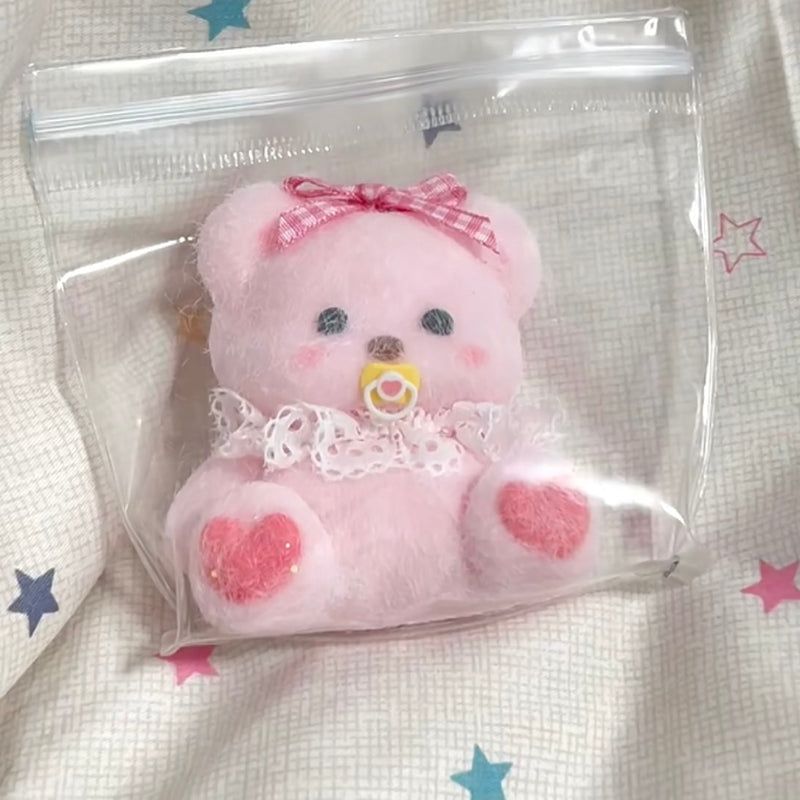 Handmade Silicone Little Bear Stress Relief Squishy Toy