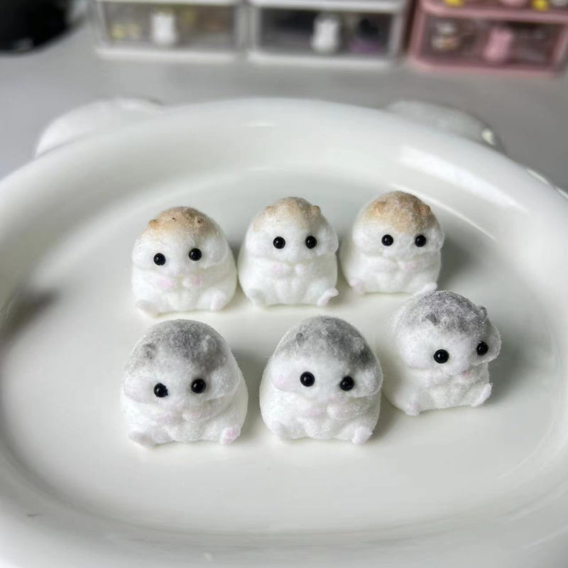 1Pcs Handmade Silicone Squishy Mini Hamster