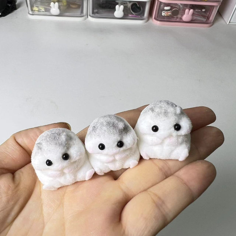 1Pcs Handmade Silicone Squishy Mini Hamster