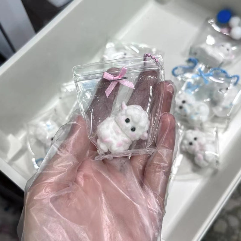1Pcs Handmade Silicone Squishy Mini Lamb (Random Color)