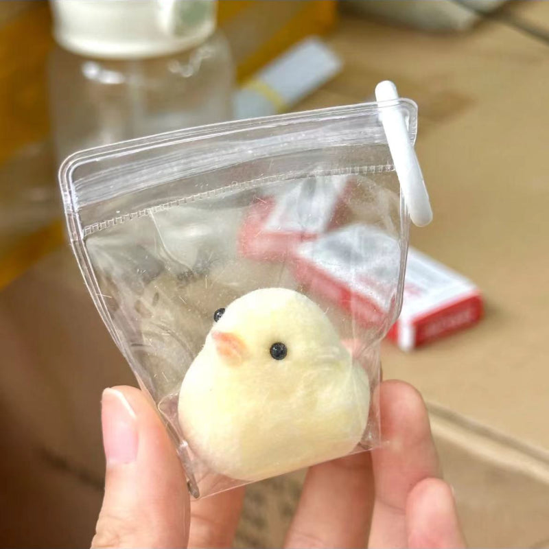 1Pcs Handmade Silicone Squishy Mini Duckling