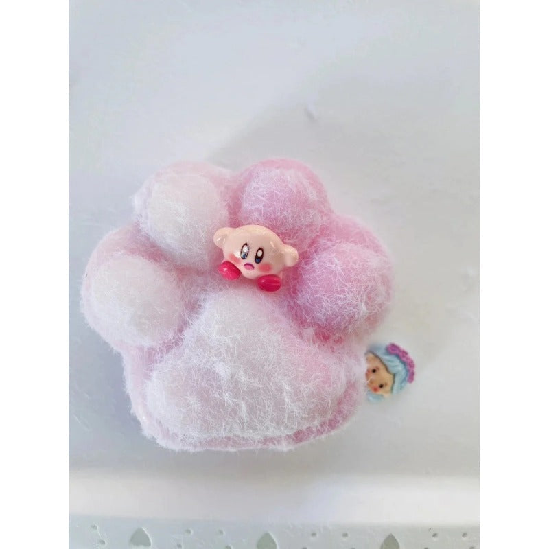 260g Hademade with Flocking Powder Soft Silicone Cat Paw Squishy Toy Christmas Gift
