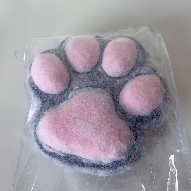 800g Super Large Flocking Ultra Soft Silicone Cat Paw Squishy Toy Handmade Toy(Color can be customized)