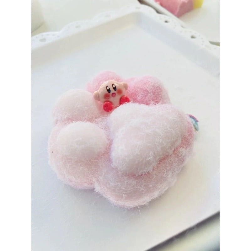 260g Hademade with Flocking Powder Soft Silicone Cat Paw Squishy Toy Christmas Gift