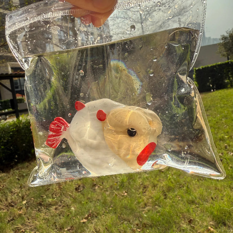 70g Ranchu Goldfish Taba Squishy Toy