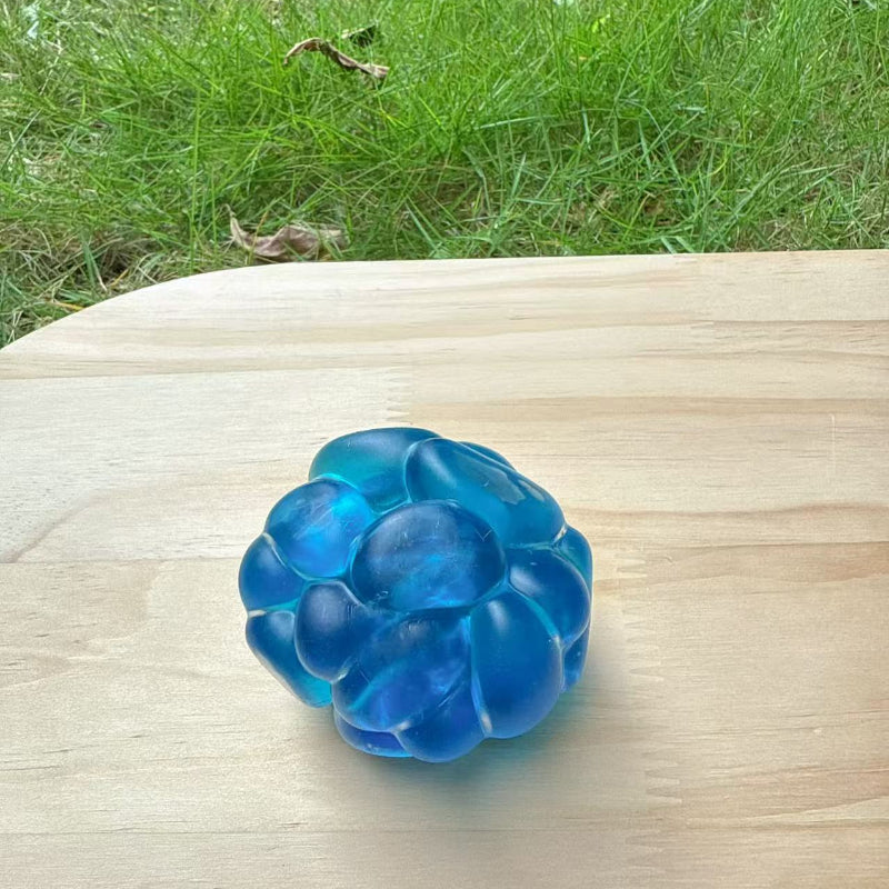 Blue Cashew Stone Stress Ball( Includes plastic tip syringe)