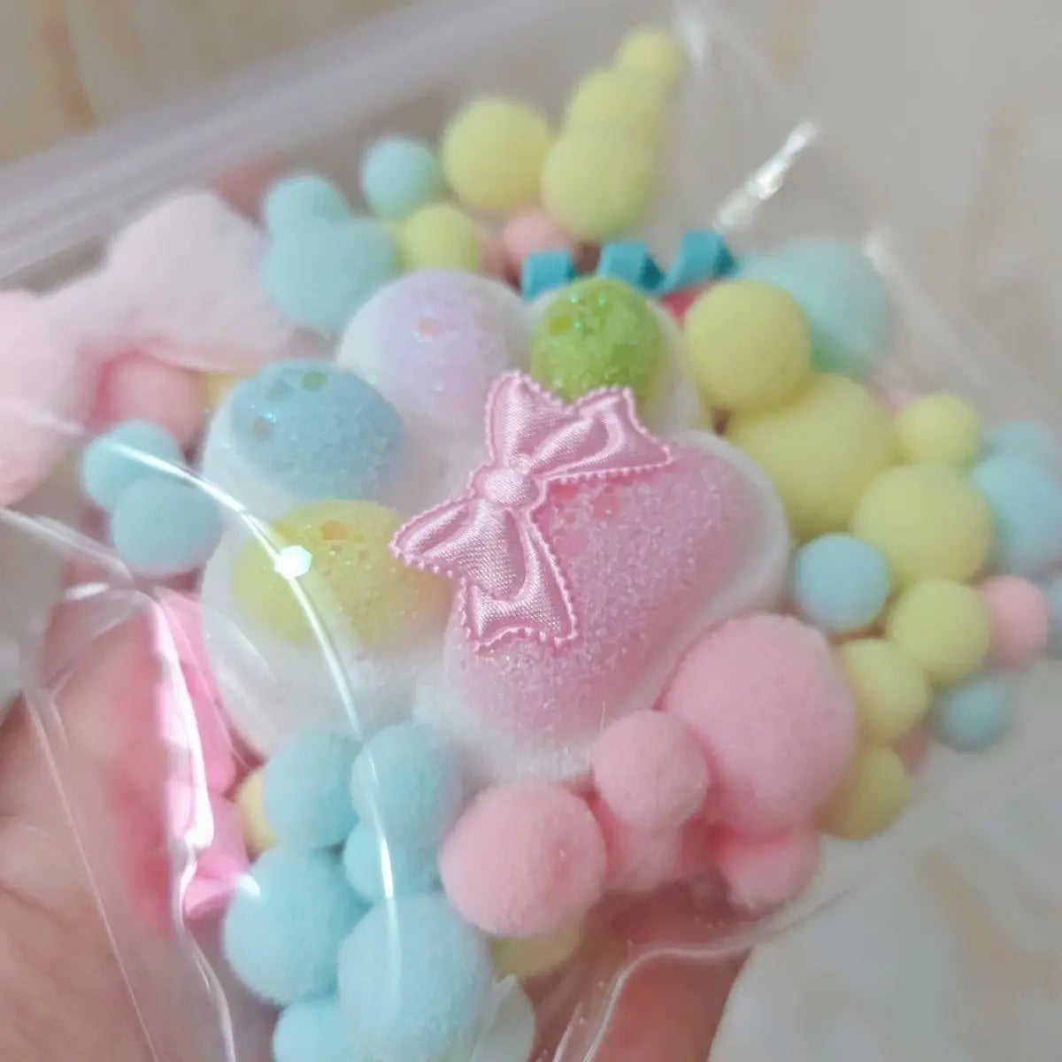 Handmade Silicone Rainbow Cat Paw Stress Relief Squishy Toy