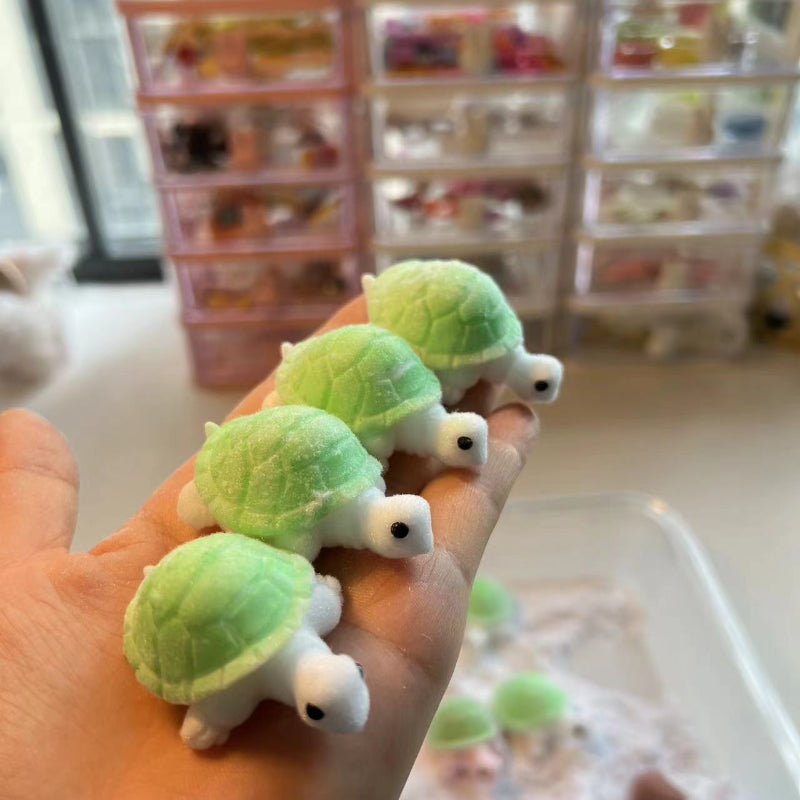 1Pcs Handmade Silicone Squishy Mini Turtle