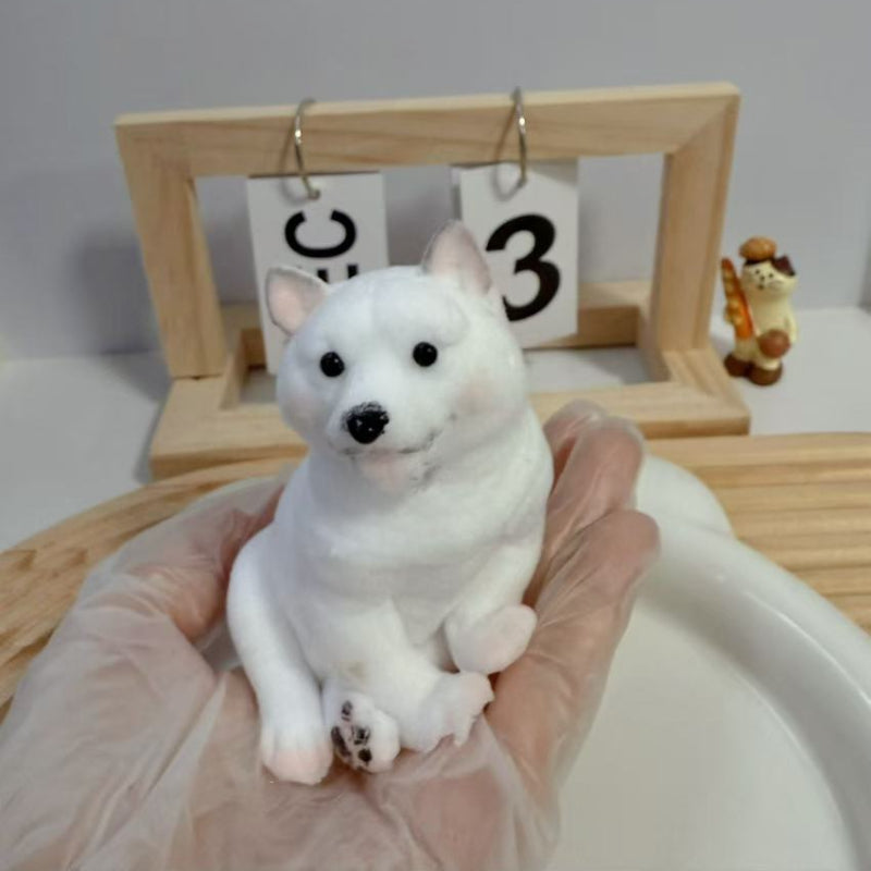 Handmade Silicone Tabab Squishy Shiba Inu Puppy