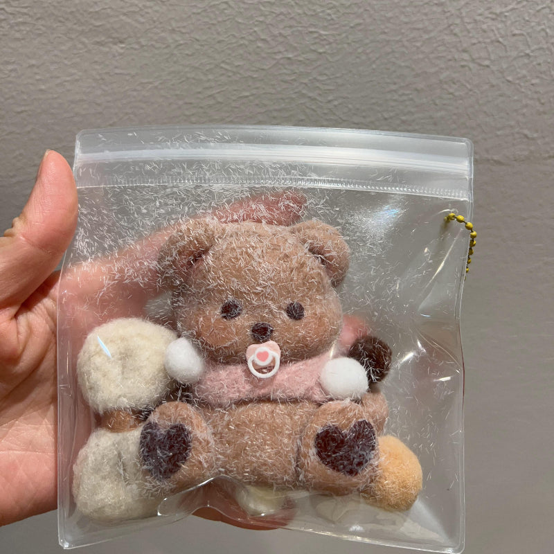 Handmade Silicone Little Bear Stress Relief Squishy Toy