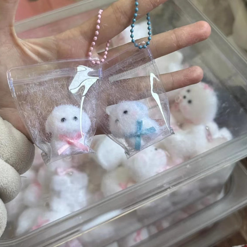 1Pcs Handmade Silicone Squishy Mini Puppy (Random Color)