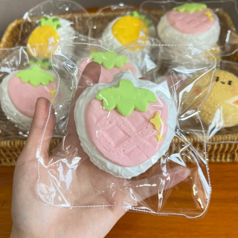 Yogurt Buns Squishy Toy