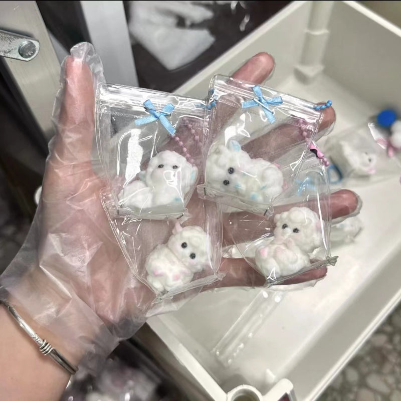 1Pcs Handmade Silicone Squishy Mini Lamb (Random Color)