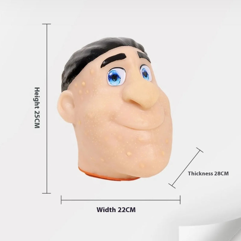 Eco-Friendly Realistic Acne Popping Stress Relief Toy Big Head Pimple Squeezer
