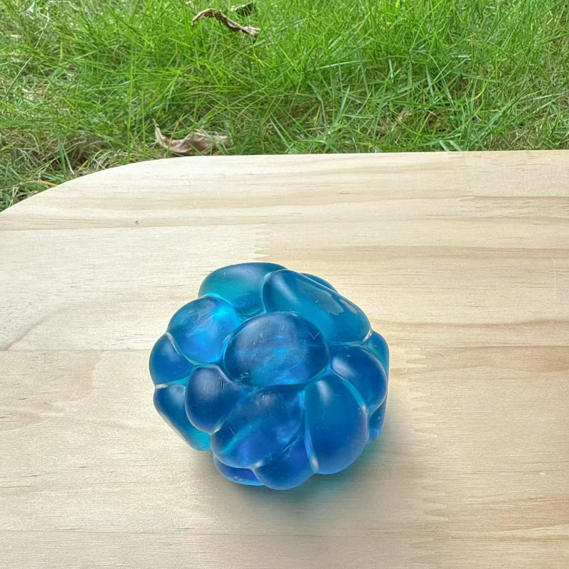 Blue Cashew Stone Stress Ball( Includes plastic tip syringe)
