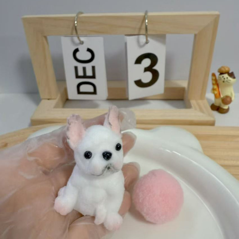 Handmade Silicone Tabab Squishy French Bulldog Puppy