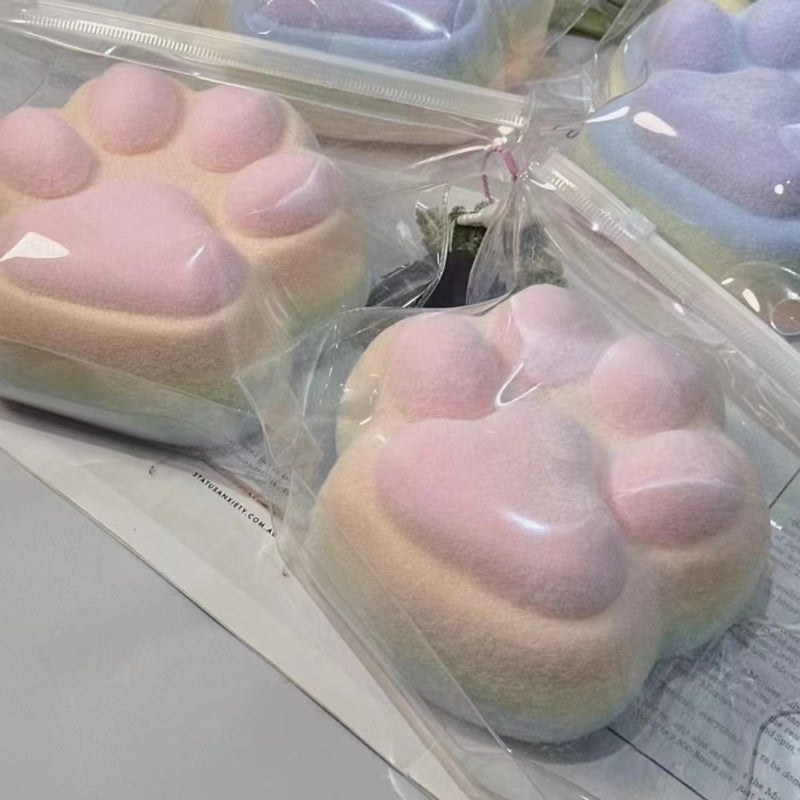 800g Handmade Silicone Squishy Super HugeCat‘s Paw (Rainbow Color)
