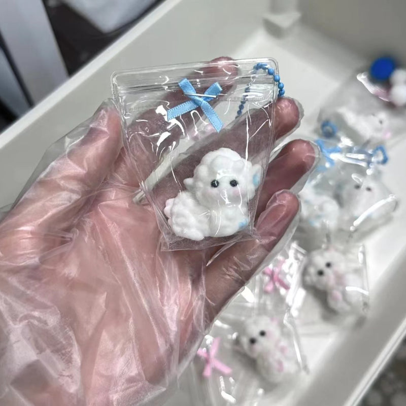 1Pcs Handmade Silicone Squishy Mini Lamb (Random Color)