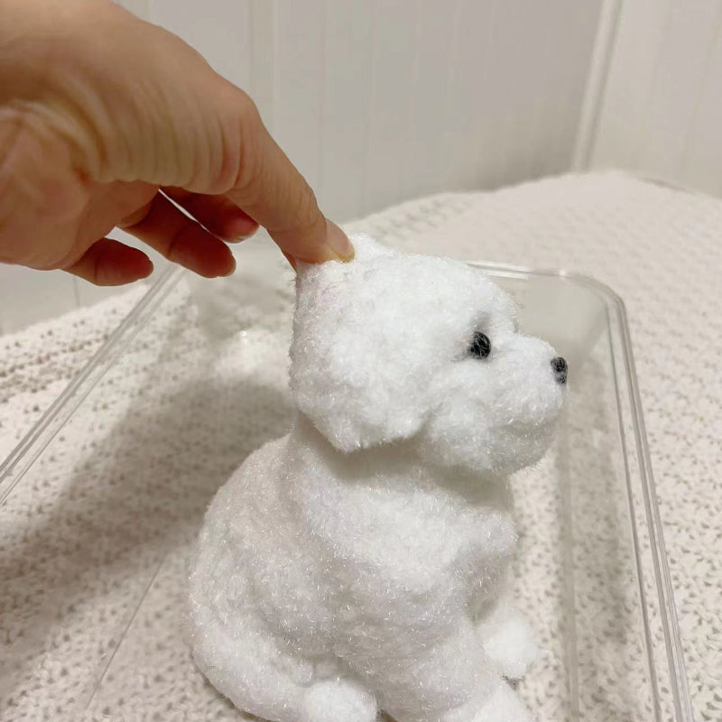 Handmade Silicone with fur Squishy Big Dog (Support customization)