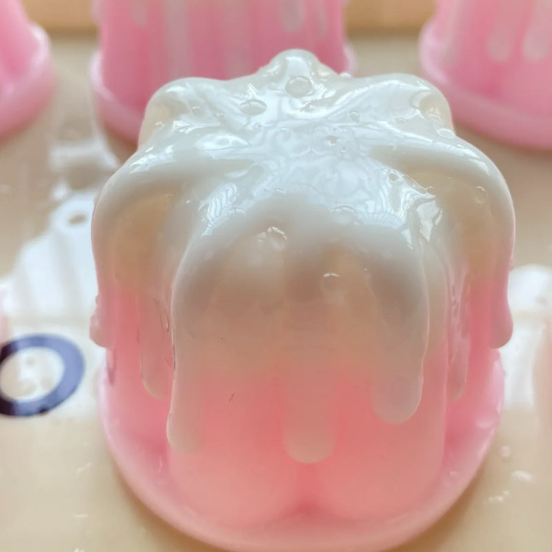 Handmade Silicone Squishy Pink Pudding