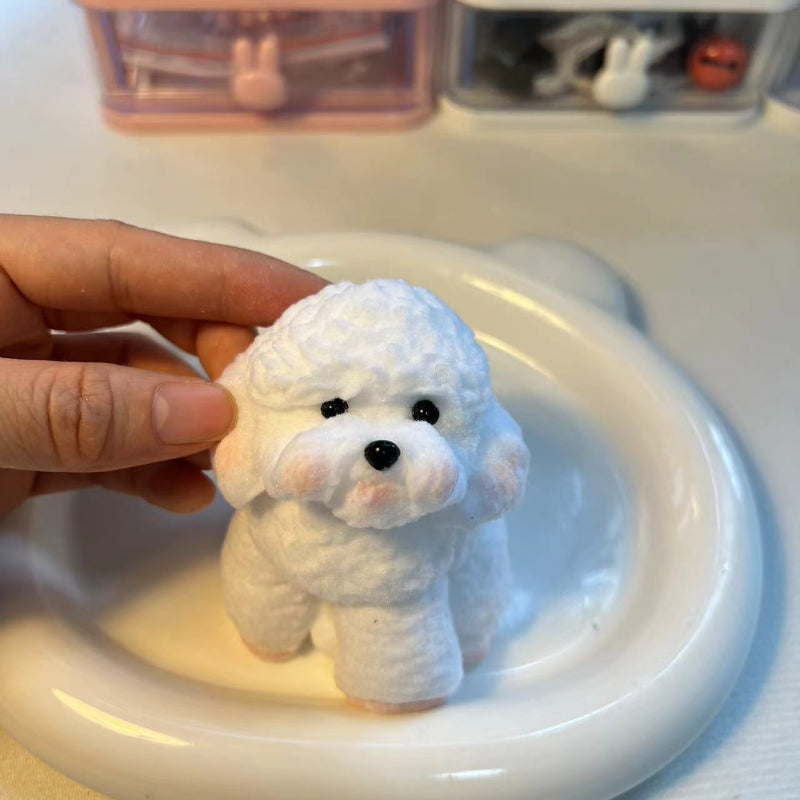 Handmade Silicone Squishy Poodle Puppy