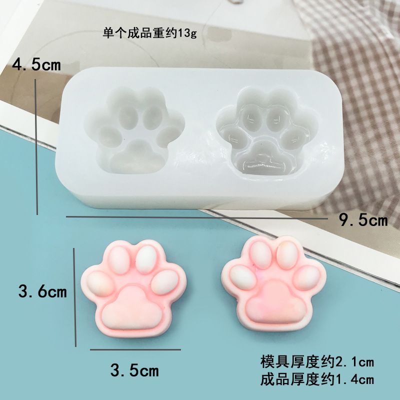 Cat‘s Paw r Mold for Making Squishy