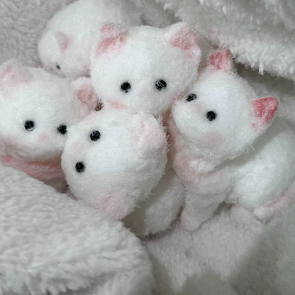 Handmade Silicone  Squishy White Cat