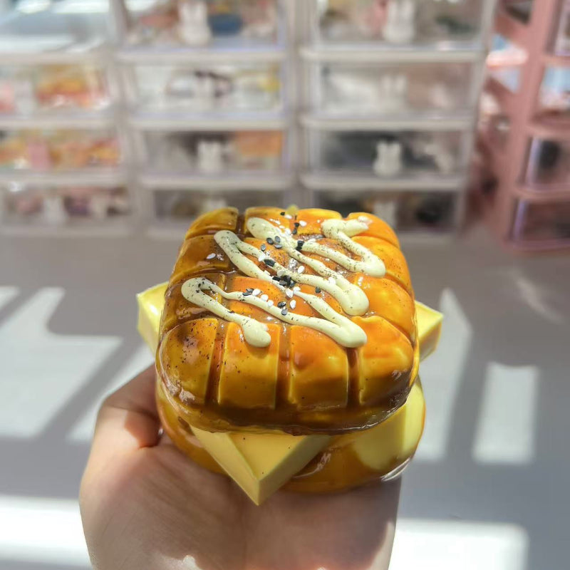 Handmade Silicone Tabab Squishy Pineapple Bun