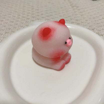 Handmade Silicone  Squishy Pink Pig