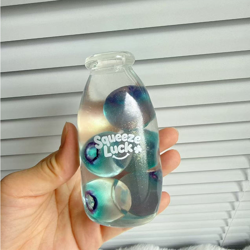 Glass Fruit Candy Jar