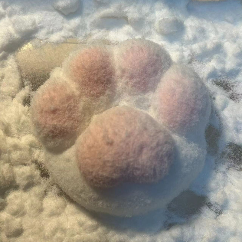 Handmade Silicone Squishy  Cat's Paw with Love