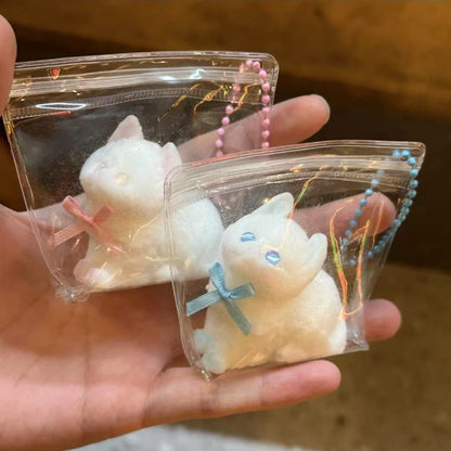1Psc Mini Cat Taba Squishy Toy (Random Color )