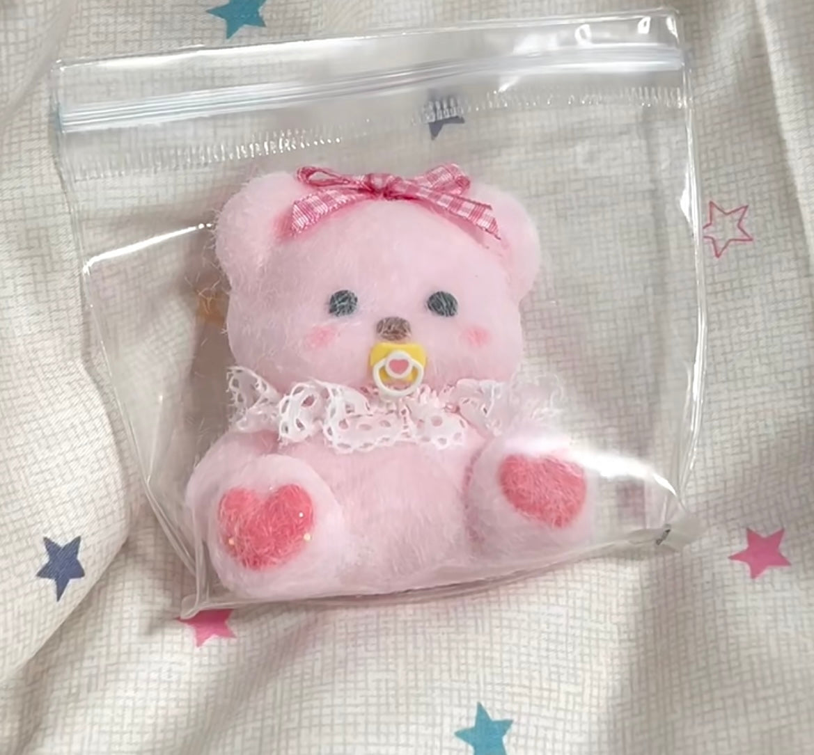 Handmade Silicone  Little Bear Stress Relief Squishy Toy