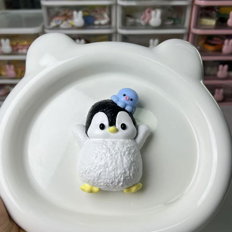 Handmade Silicone Tabab Squishy Penguin