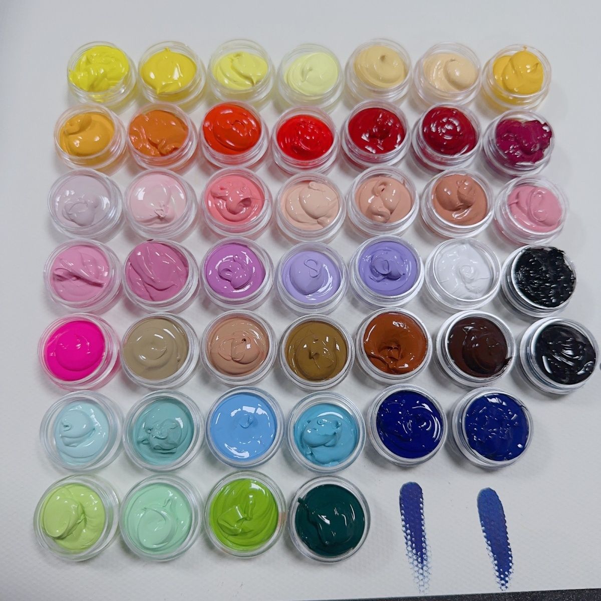 5g/bottle Making Silicone Squishy Color Paste (note color number)