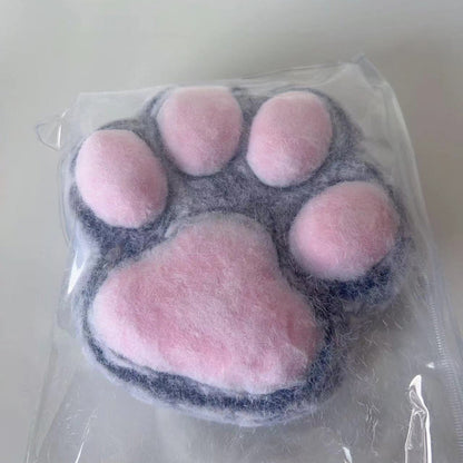 800g Super Large Flocking Ultra Soft Silicone Cat Paw Squishy Toy Handmade Toy（Color can be customized）