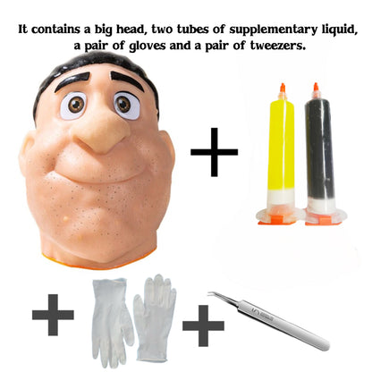 Eco-Friendly Reusable Realistic Acne Popping Stress Relief Toy Big Head Pimple Squeezer