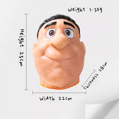 Eco-Friendly Reusable Realistic Acne Popping Stress Relief Toy Big Head Pimple Squeezer