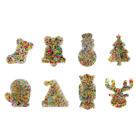 Christmas  Beads Pimple Popper Picky Fidget Toys for Stress Relief （no water bead)
