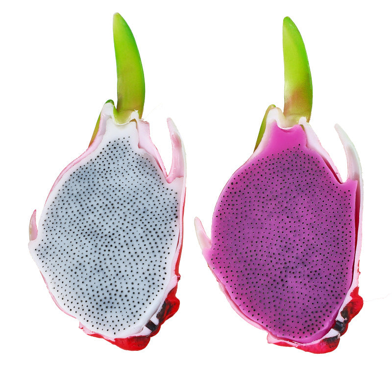 Double-Layer Dragon Fruit with Seed-Squeezing Silicone Simulation Fidget Toy for Relieving Anxiety and Depression