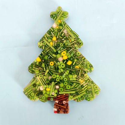Christmas Tree Beads Pimple Popper Picky Fidget Toys for Stress Relief （no water bead)