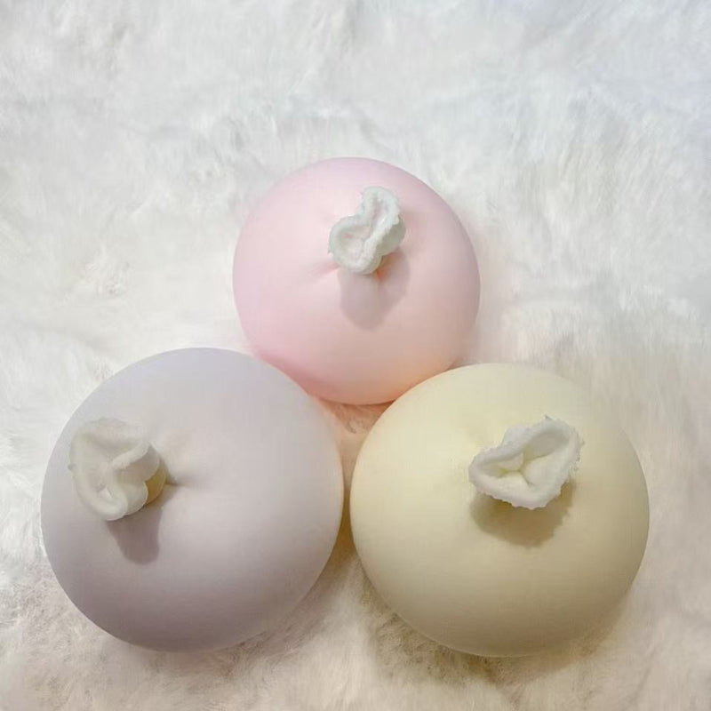 Frosted Milk-Skin Mochi Stress Ball