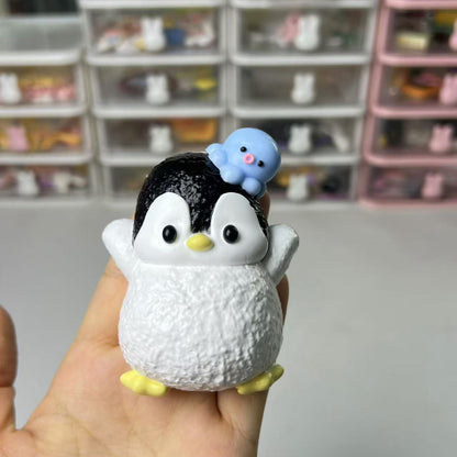 Handmade Silicone Tabab Squishy Penguin